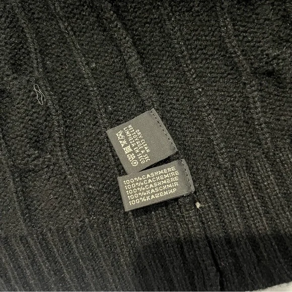 Ralph Lauren Cashmere Cable Knit Cardigan Small Sweater Black Label Duster RARE - Picture 4 of 8